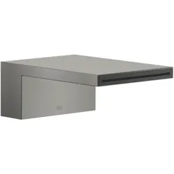 Dornbracht Deque Wannen-Schwalleinlauf 13630740-99 Standmontage, ohne Umstellung, Dark Platinum matt