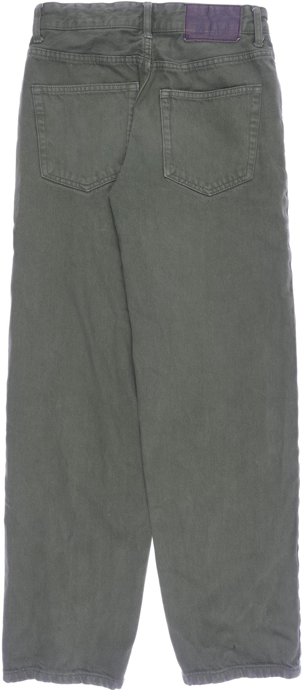 bershka Herren Jeans, Grün, Gr. W28, Baumwolle - Second Hand