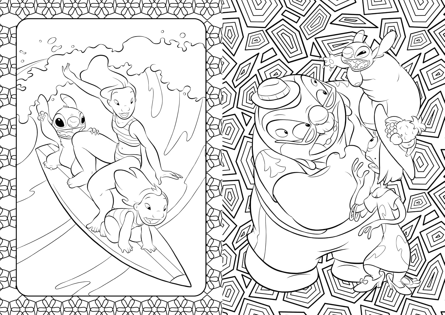 Autumn Disney: Stitch Colouring   Lilo & Stitch Creative Activity Book for Kids, Teens & Disney Fans