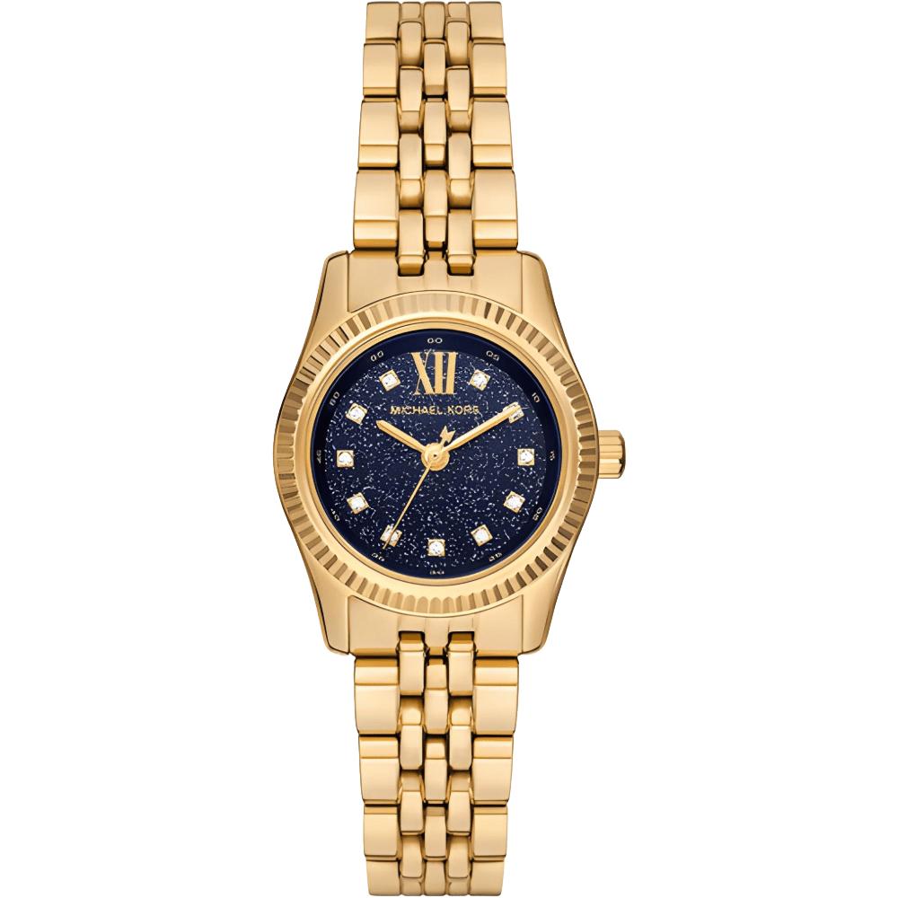 Anspruchsvolle Michael Kors MK4802 Damenuhr mit blauem Zifferblatt