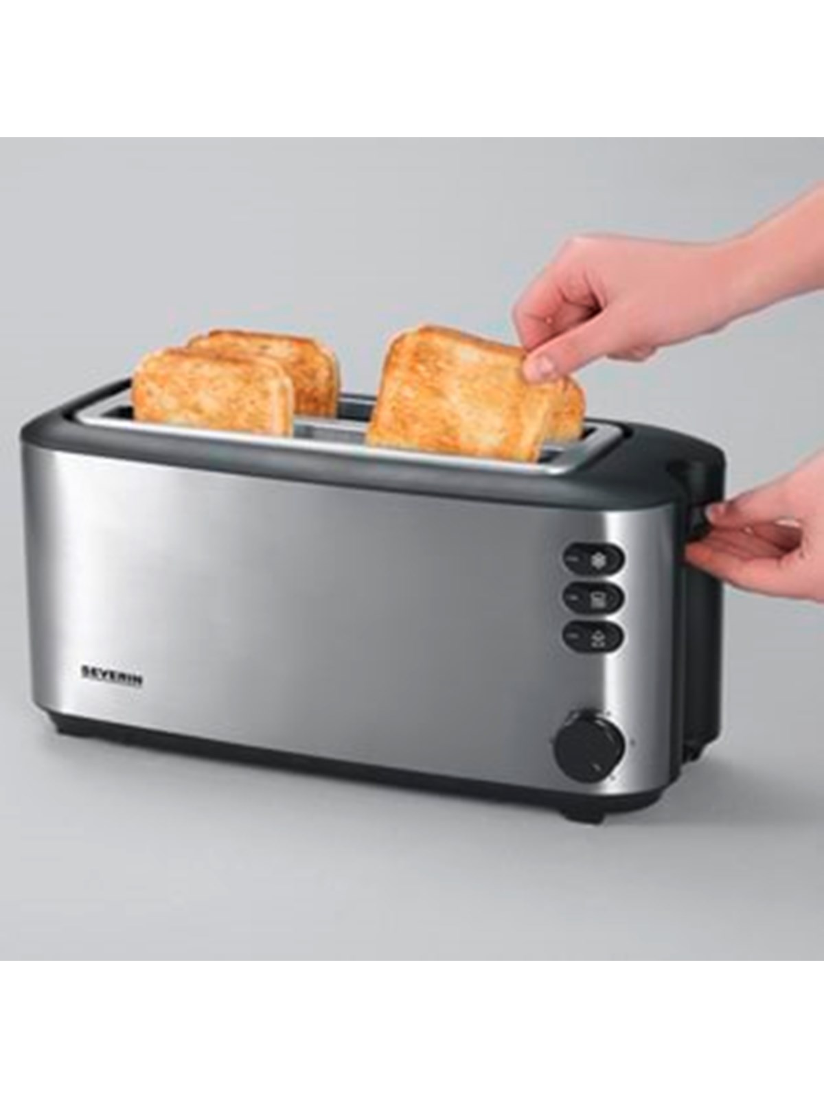 SEVERIN Toaster AT 2509 - Stainless Steel
