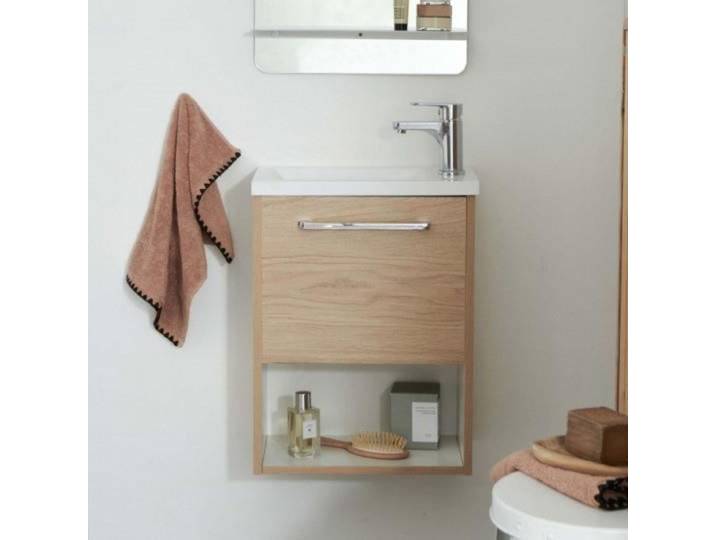 Ensemble meuble lave-mains NIKA + robinet