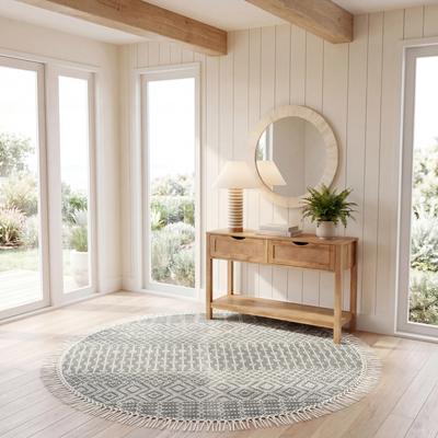SAFAVIEH Handmade Natura Chiang Wool Fringe Rug