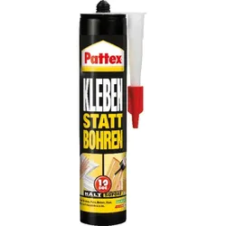 Kleben statt Bohren 400g Kartusche - weiß