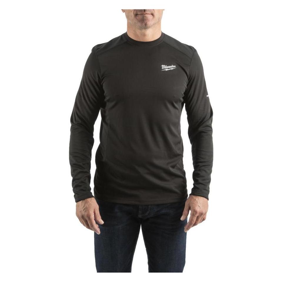 GCS Langärmeliges Arbeits-T-Shirt Leicht - Schwarz Wwlsbl-L (L) (44765628)