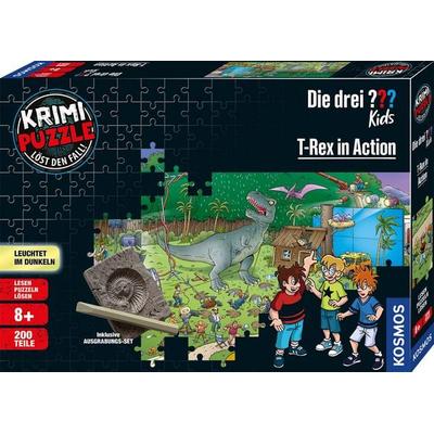 Krimipuzzle Die drei ??? Kids T-Rex in Action
