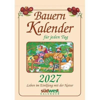 Bauernkalender für jeden Tag 2027 - Leben im Einklang mit der Natur - Tagesabreißkalender zum Aufstellen oder Aufhängen