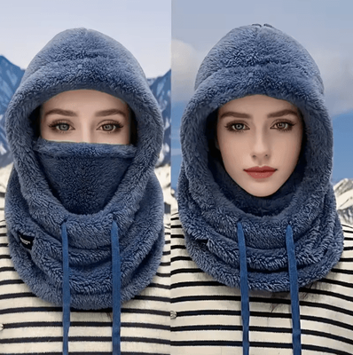 Inspire Picks Winter Thermal Balaclava Windproof Full Face Mask For Skiing Cycling Motorcycle Riding blue