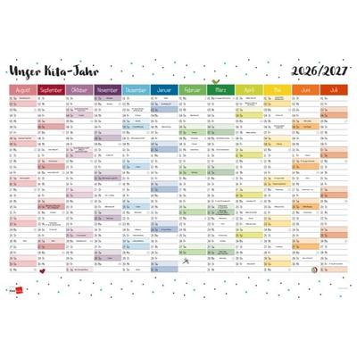 Wandkalender: Unser Kita-Jahr 2026/27