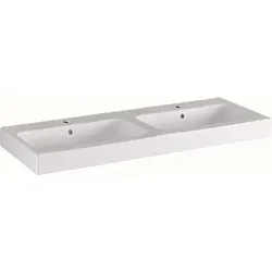 iCon Doppelwaschtisch, 120x48,5cm - weiß