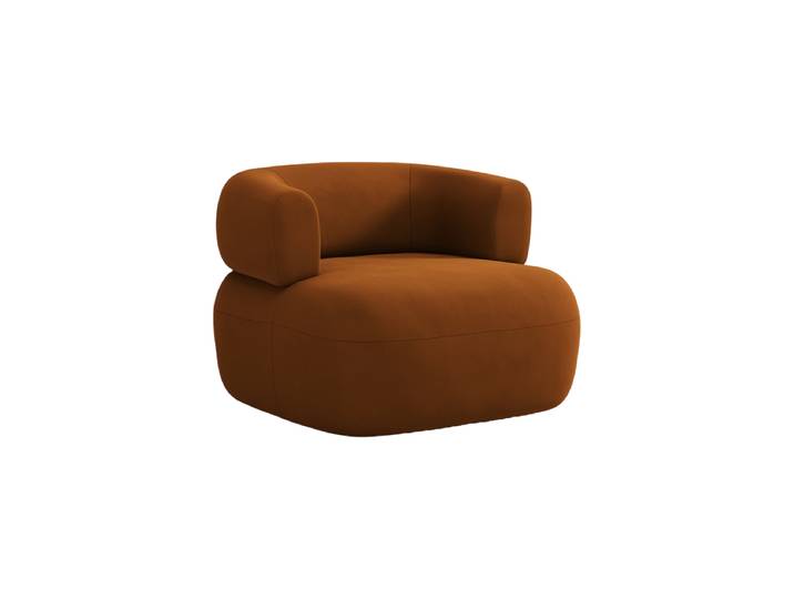 Design Sessel Estro Samt Terracotta chosen by Bloomingloft