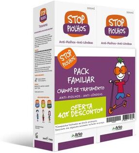 Stop Piolhos Pack Familiar Champô Tratamento de Piolhos 1 un