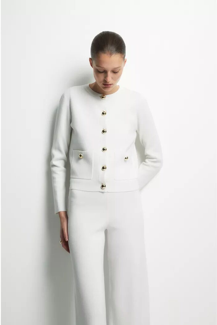 Sfera - Cardigan, für Damen, Weiss, Größe XL