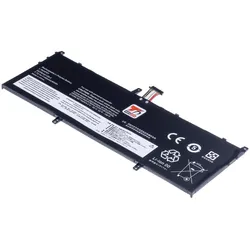 T6 Power Akku Lenovo Yoga C640-13IML, Yoga 6-13ARE05, 7820mAh, 60Wh, 4 Zellen, Li-Polymer (4 Zellen, 7820 mAh), Notebook Akku, Schwarz