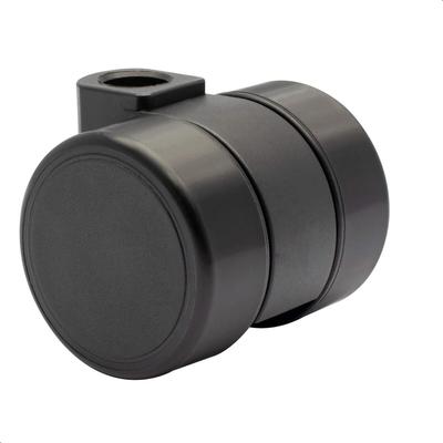 WAGNER Design Möbelrolle/Soft-Lenkrolle LOGO - Ø 38 mm, schwarz, Tragkraft 70 kg - DE Ware - 01024501