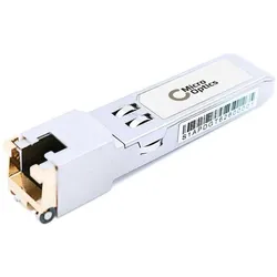 MicroOptics SFP RJ-45 Copper, 100m, Transceiver, Silber