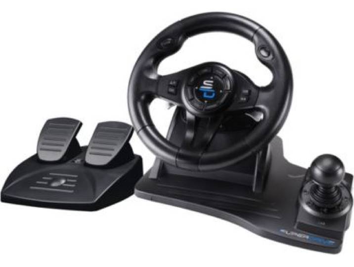 Subsonic - Volant + Levier De Vitesses + Pédalier Gs 550 Racing Wheel