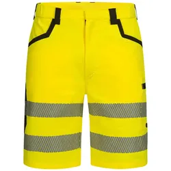 Warnschutz Stretch Shorts - 52 - gelb/schwarz