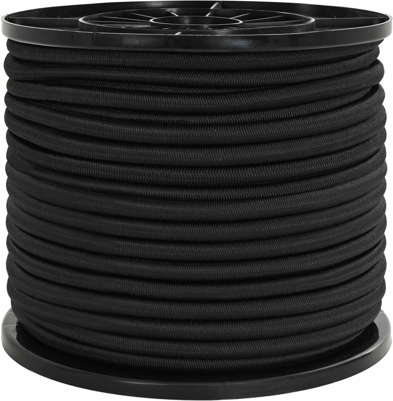 vidaXL Cords élastiques 100 mm Noir PP et caoutchouc