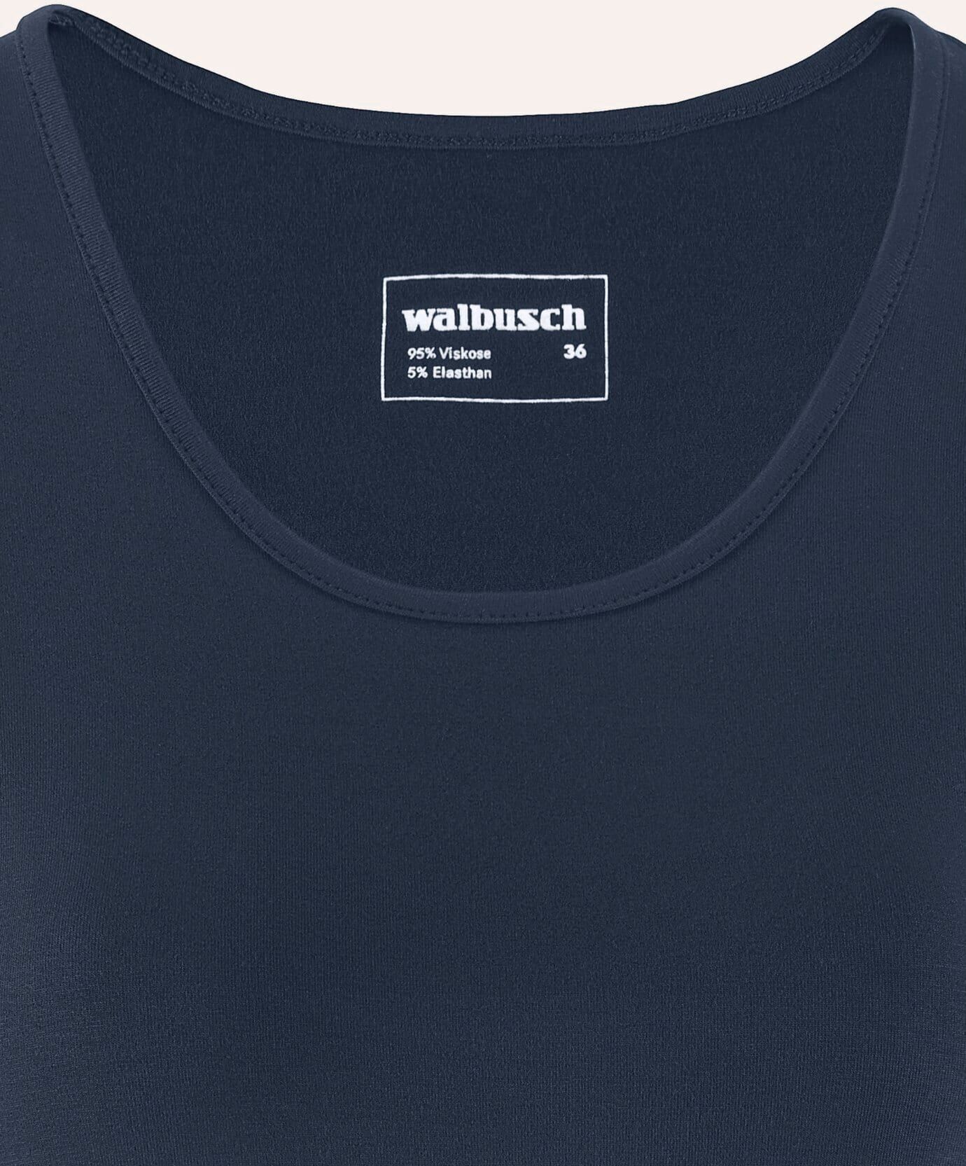Walbusch Viskose-Top, , Farbe Blau, 36, weichfließend und bequem in vielen Farben Damen