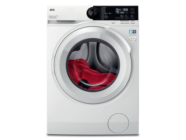 AEG Waschtrockner LWR859WT , Wasch_Trocken_Zyklus: D, weiß, B:59,7cm H:84,7cm T:57,6cm, Waschtrockner, ProSteam: Auffrischen mit Dampf statt Waschen und 96 % Wasser sparen, Waschtrockner