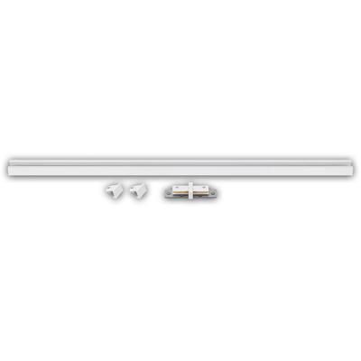 BRILONER LEUCHTEN Schienensystem-Schienen "RAIL", weiß (weiß matt), B:3,4cm H:1,9cm L:75,22cm, Stromschienensysteme, Stromschiene 0,75 m Weiß Schienensystem Rail Wohnzimmer Büro Küche