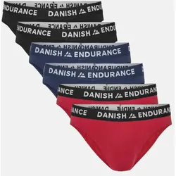 BAMBOO BOXER BRIEFS - 6-Pack - Schwarz/Weiß | Marine/Weiß | Rot/Weiß - M