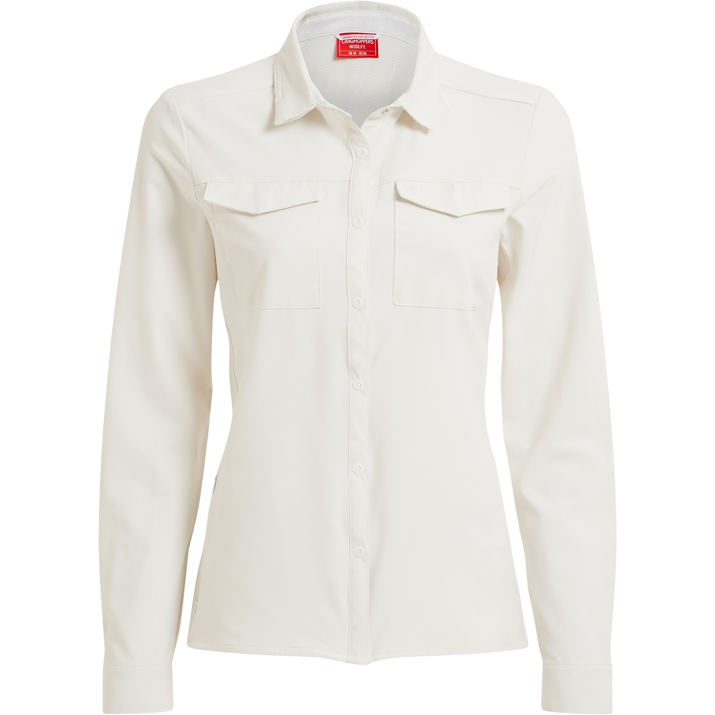 Craghoppers Nosilife Pro II Damen Blusen weiss Größe 3XL Camping Klein verpackbar