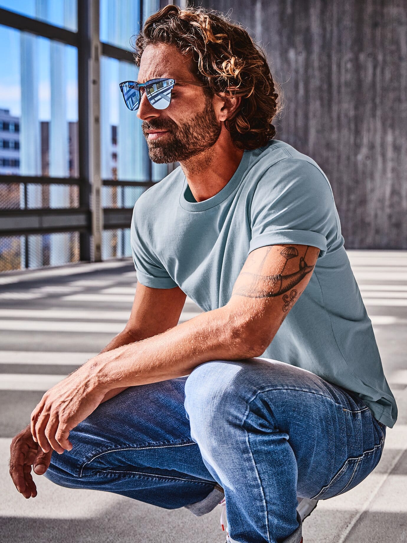 Mey & Edlich Benchmark-Color-Shirt Blau 48