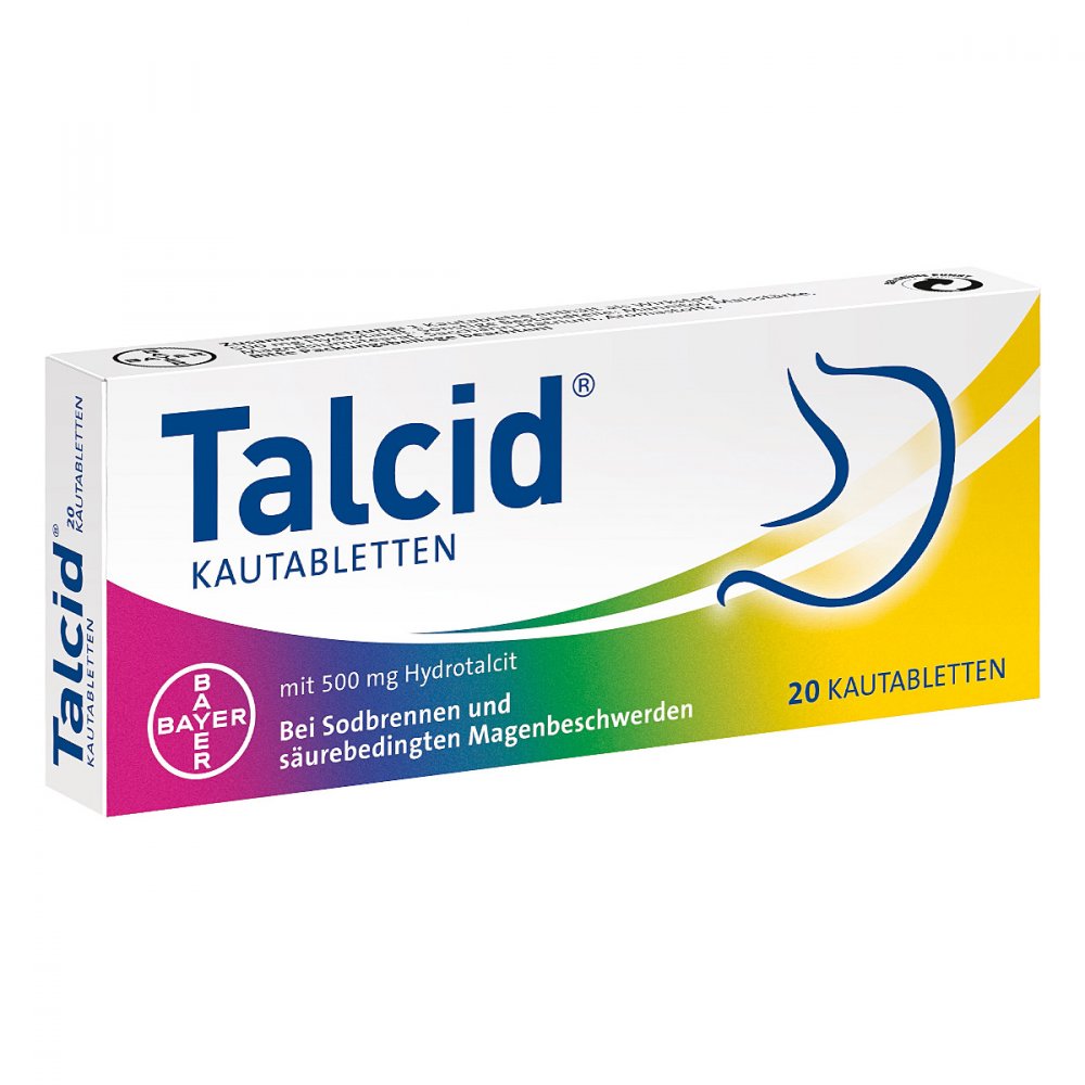 Bayer Vital GmbH Talcid bei Sodbrennen 02530481