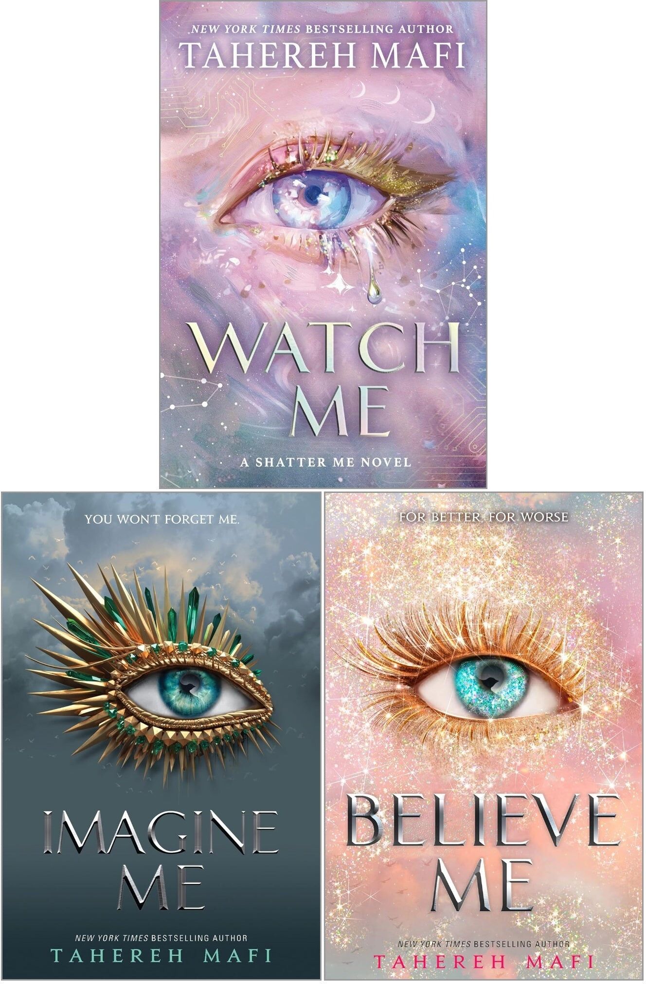 Electric Monkey Shatter Me and Shatter Me: The New Republic 3 Books Collection Set by Tahereh Mafi (Imagine Me, Believe Me, Watch Me)
