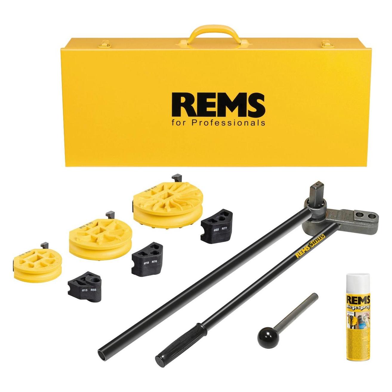 Rems 154001 R 154001 Sinus Set 15-18-22 Hand-Rohrbieger (350 mm) (154001R)