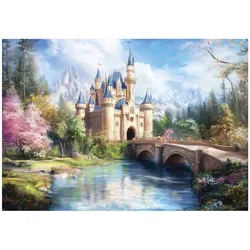 FOTOTAPETE Kinderzimmer Mädchen Schloss 250x175