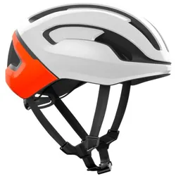 POC Fahrradhelm Omne Air MIPS Hydrogen White/Fluorescent Orange - M - silber - M
