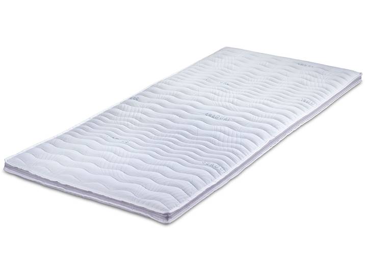 Topper HEMAFA SEAQUAL Topper , beige (champagner), B:100cm H:6cm L:200cm, Gelschaum, Topper, Topper, Mit reclyctem Plastik aus den Ozeanen