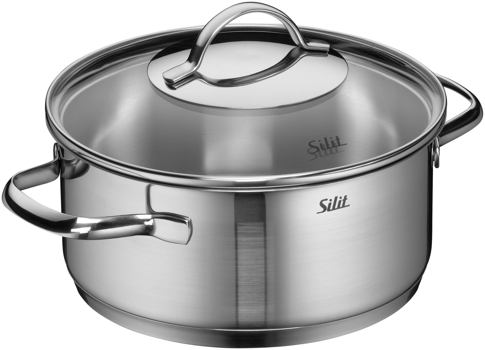 Silit Achat Braadpan met deksel, 20 cm, roestvrij staal