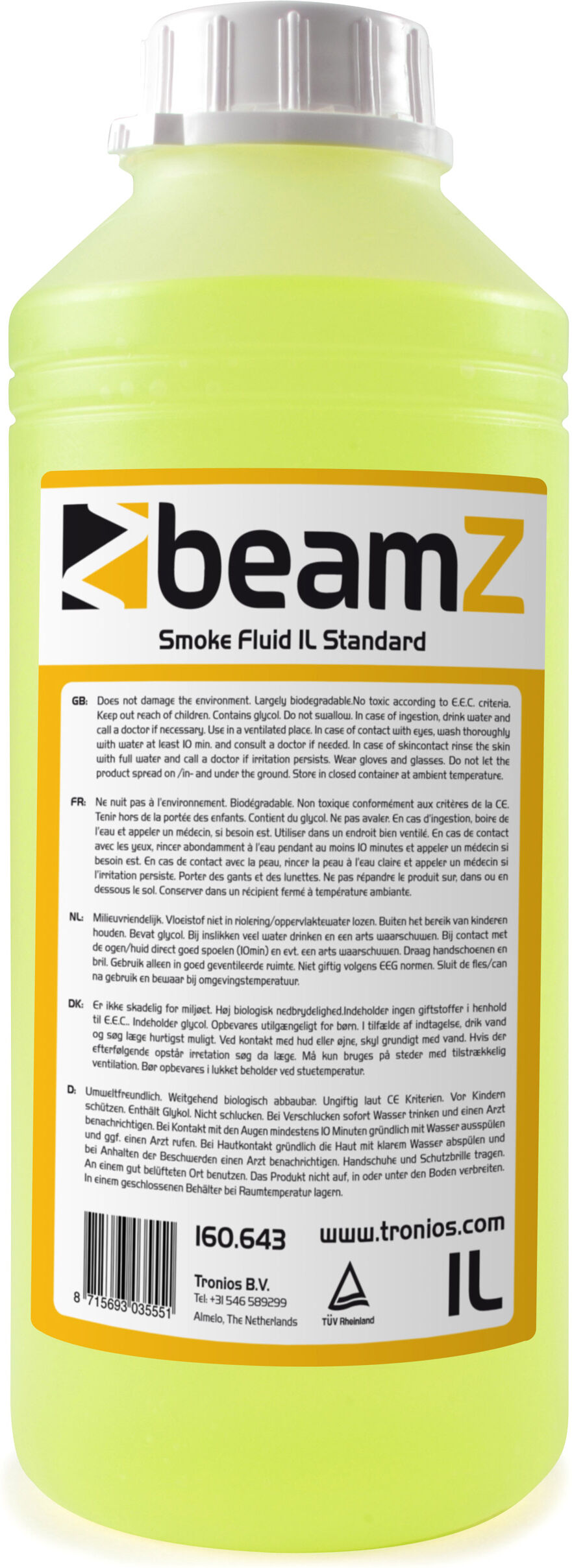 Beamz Fsmf1s Nebelfluid 1l Mitteldichte