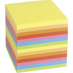 König&Ebhardt Zettelklotz 8655603, lose, 700 Blatt, bunt, 9 x 9 cm