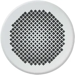 Vaillant Design-Abdeckblende rund 125 mm Square weiß