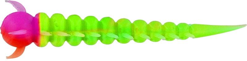 Westin Greedy Worm-Garlic/cheese-Chartreuse/pink