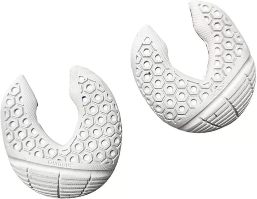 INF Rutschfeste Gummi-Fersenpolster Weiß – Geräuscharm, Komfortabel, Kein Klebstoff, Schuhreparatur, kompatibel mit Yonex Klein