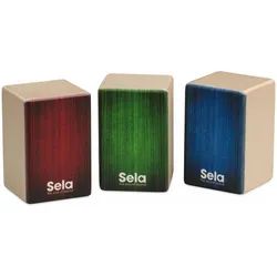 Sela Mini Cajon Shaker Set (Perkussion), Perkussion, Mehrfarbig