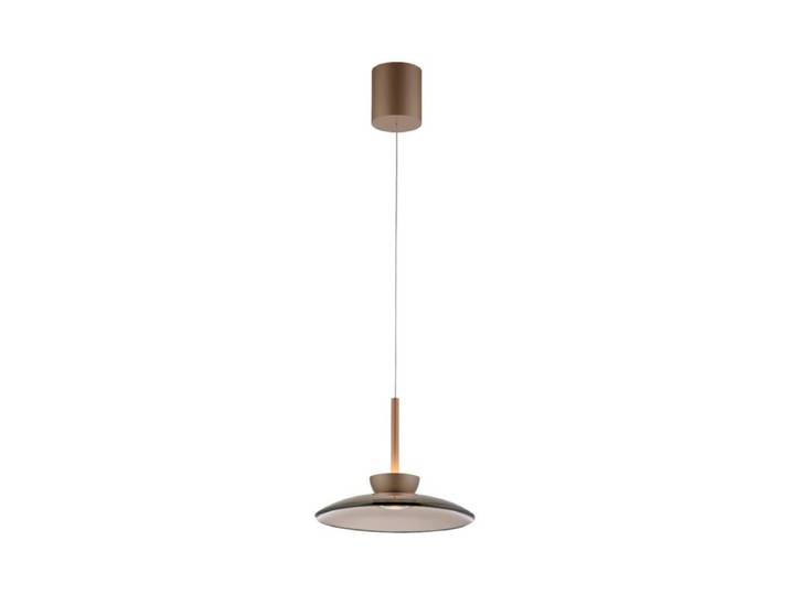 Paul Neuhaus Pendelleuchte Pure-Moon, Bronze, Comfort-Liftsystem