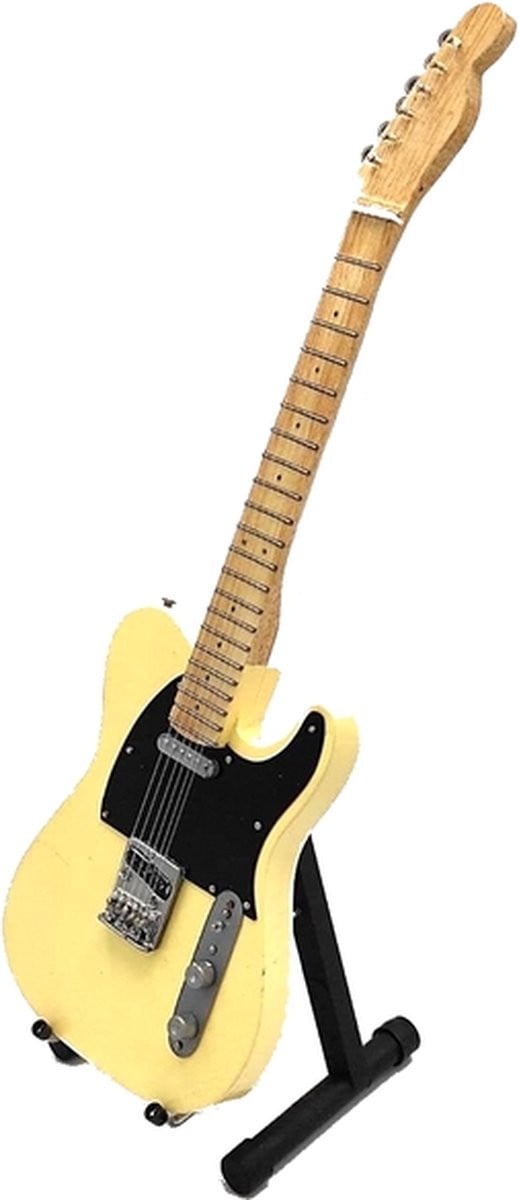 Miniature Bruce Springsteen gitaar decoratie, 25 cm