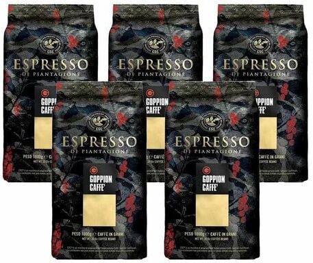 goppionCaffe Goppion Caffè - Espresso Di Pantagione 100% Arabica Kaffeebohnen 5 Kg - MaxiCoffee