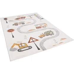 Pergamon, Kinderteppich, Kinder Teppich Maui Kids Baustelle (170 x 120 cm)