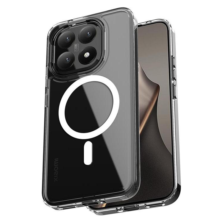 Crong Hybrid Clear Magnetic - Etui MagSafe Xiaomi 15T (przezroczysty) (Xiaomi 15T) (CRGHCMXM15TCLR)