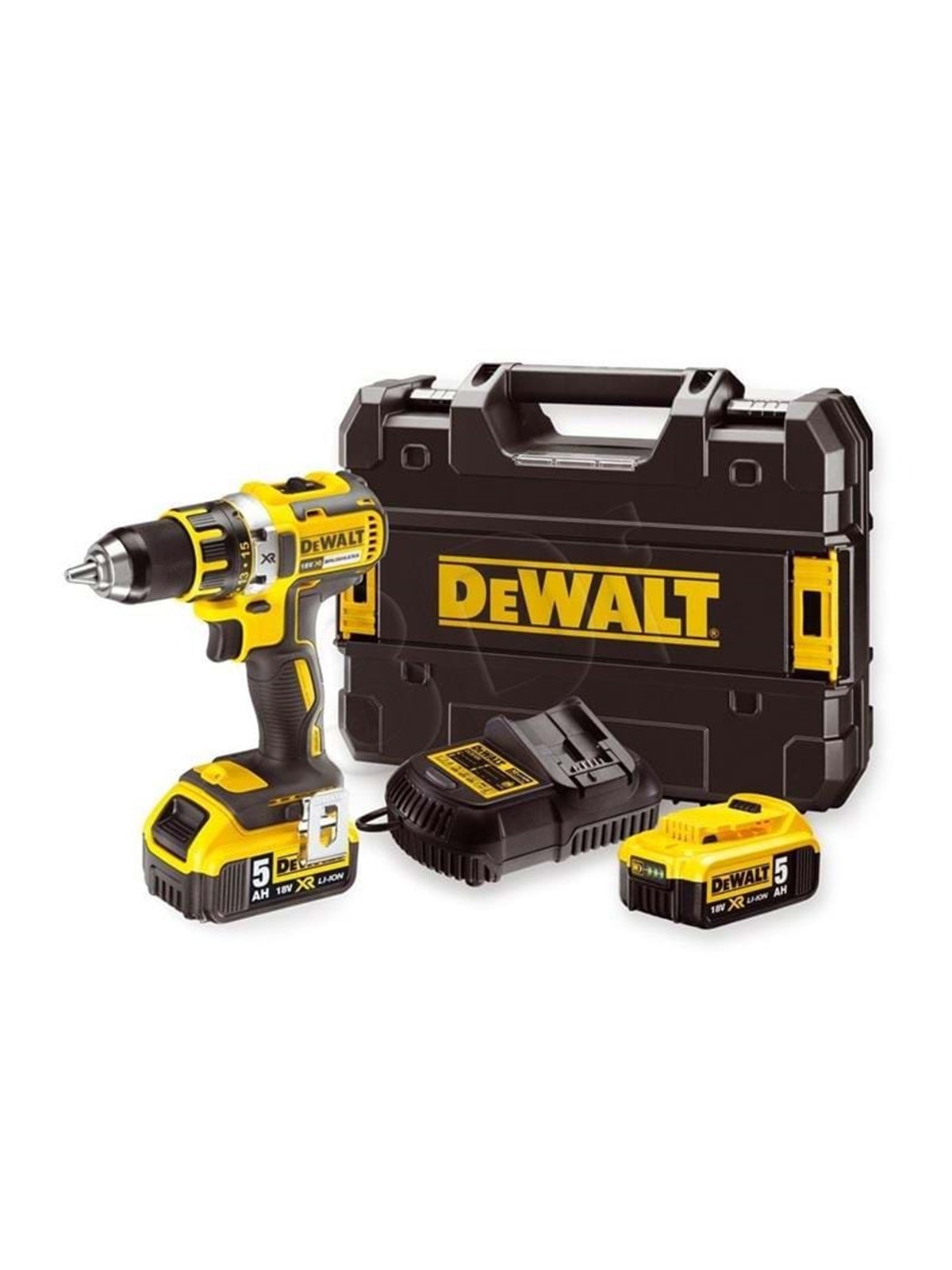 Dewalt DCD791P2-QW 18V XR Brushless Compact Drill Driver - 2 × 5 Ah
