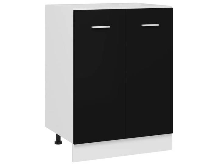 XIJ Armoire de plancher Noir 60x46x81 5 cm Aggloméré 7544796523471