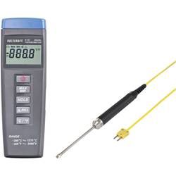 VOLTCRAFT K101 + TP 207 Temperatur-Messgerät kalibriert (DAkkS-akkreditiertes Labor) Fühler-Typ K VC-10514155